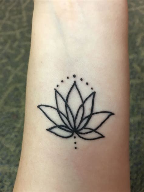 small lotus flower tattoo designs